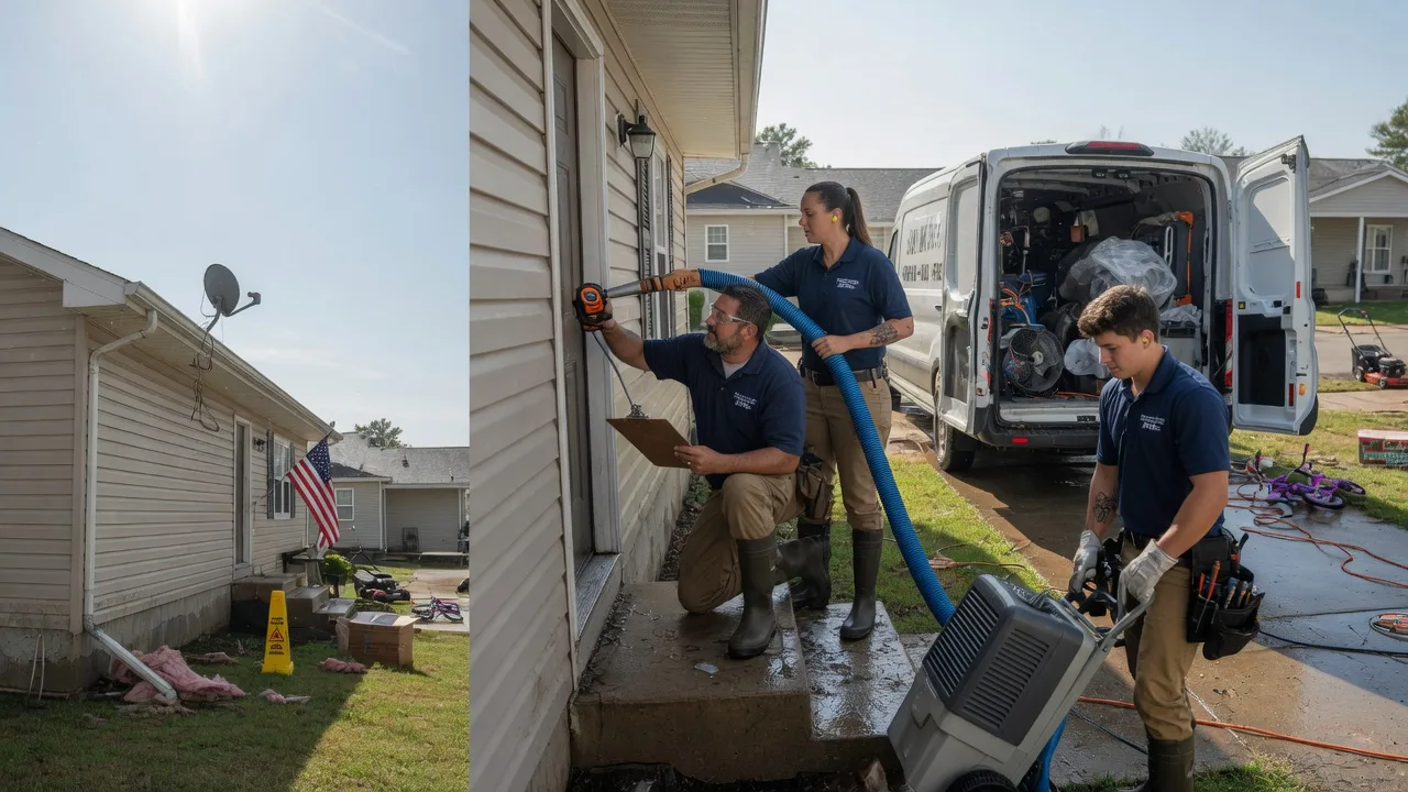 Ceiling Water Damage Restoration in Claymont, DE near me
